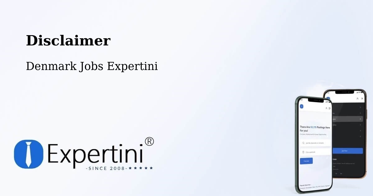 Disclaimer – Glostrup - Denmark Jobs Expertini